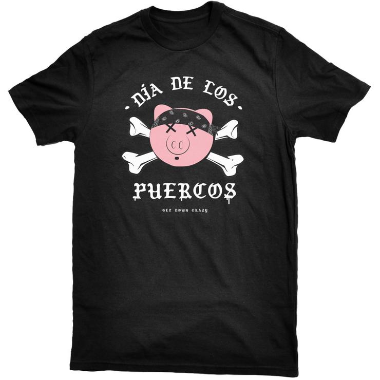 eeeGo - Dia De Los Puercos Tee - Black