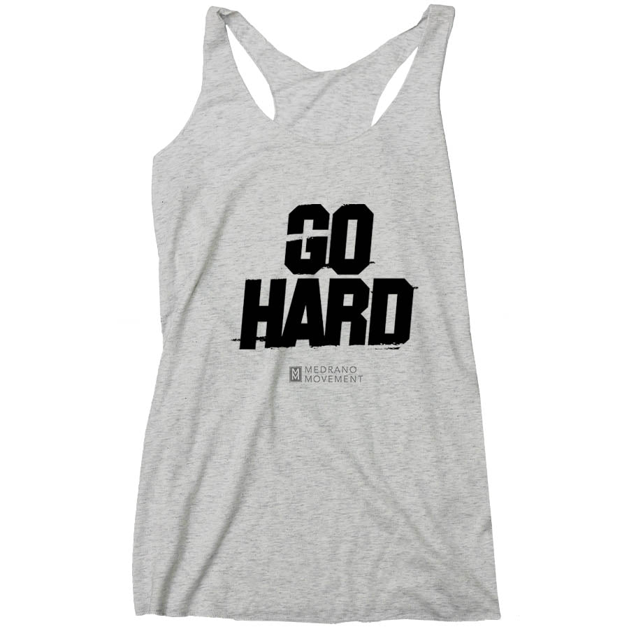 Go Hard Racerback Tank (Ladies)