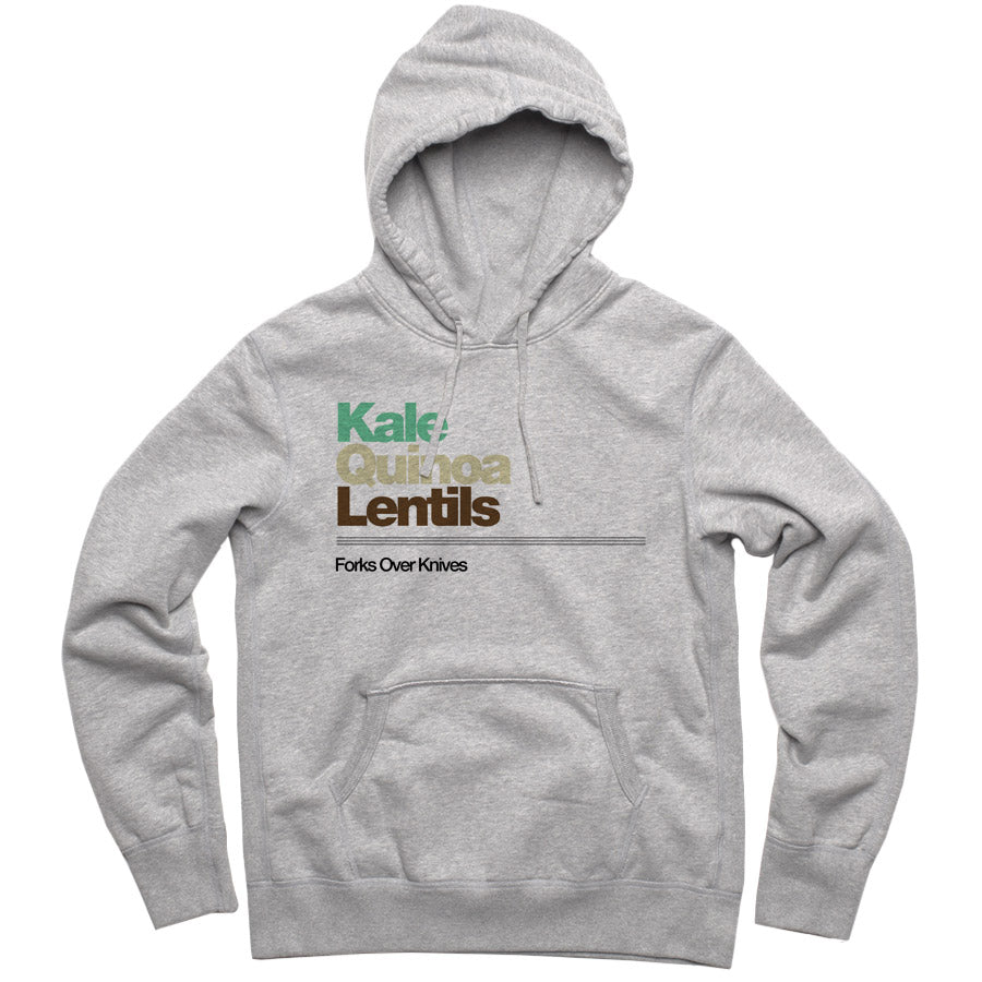 Forks Over Knives - Kale Quinoa Lentils Hoodie