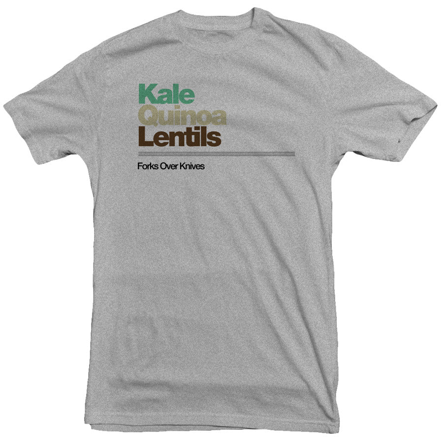 Forks Over Knives - Kale Quinoa Lentils Tee