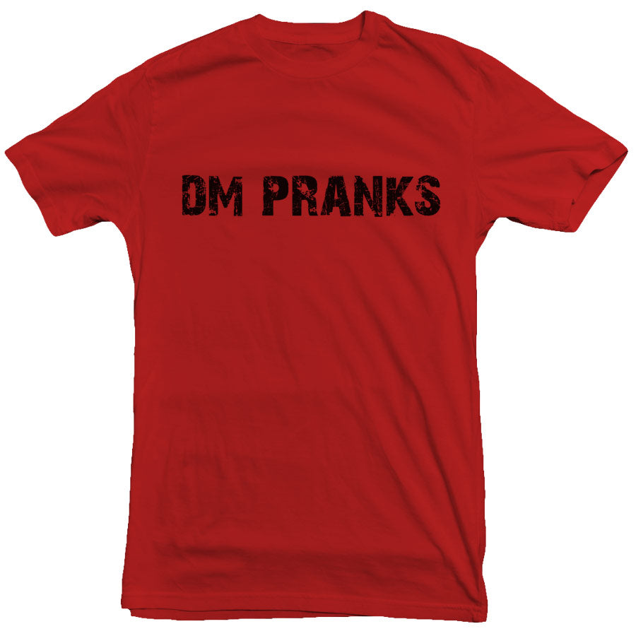 DM Pranks Logo Black Tee