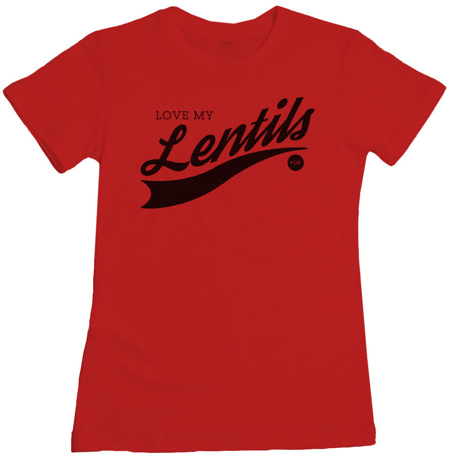 Forks Over Knives - Love My Lentils Women's Tee