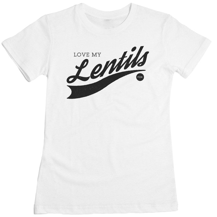 Forks Over Knives - Love My Lentils Women's Tee