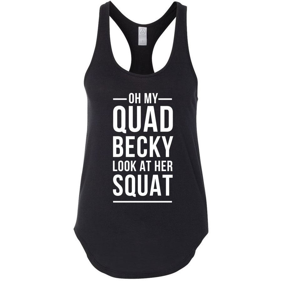 Oh My Quad Premium Racerback