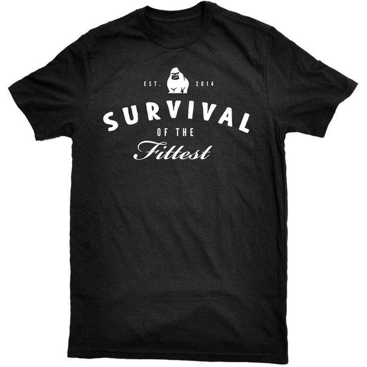 Pure Primate - Survival Tee Black