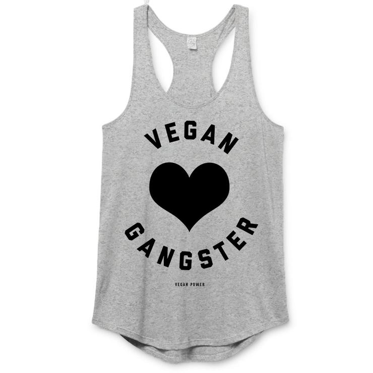 Vegan Power - Vegan Gangster Racerback