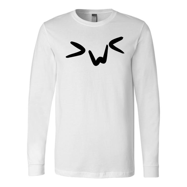 Gacha Wow - Emoticon Long Sleeve Tee