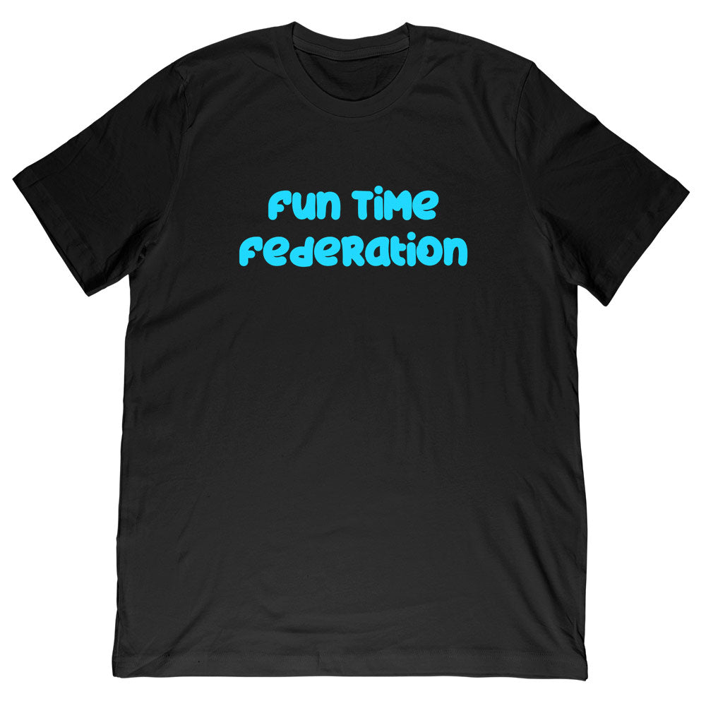 Fun Time Federation Blue Text Tee