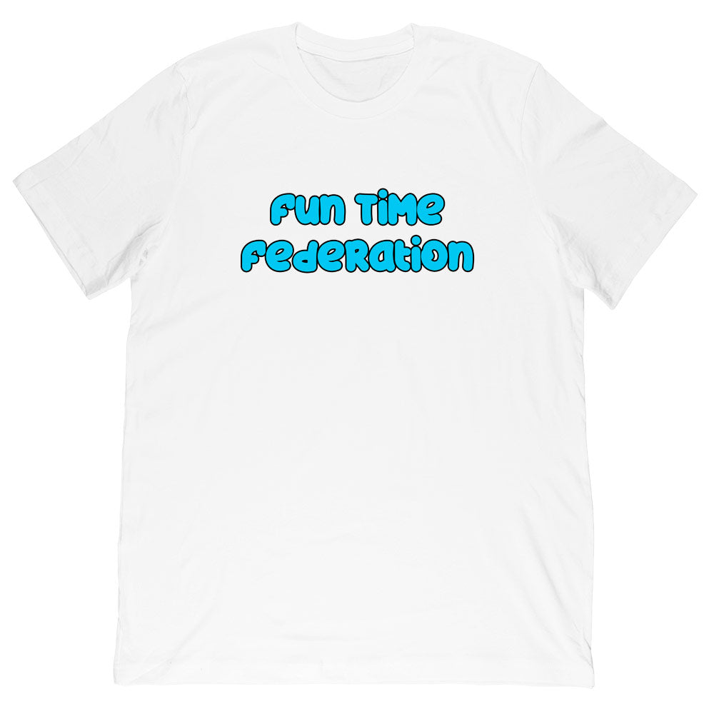 Fun Time Federation Blue Text Tee