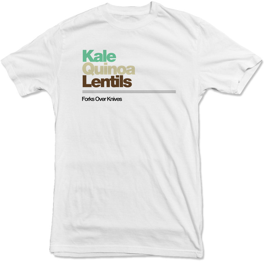 Forks Over Knives - Kale Quinoa Lentils Tee