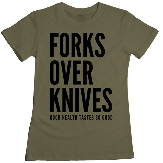 Forks Over Knives - Stack Women's Tee