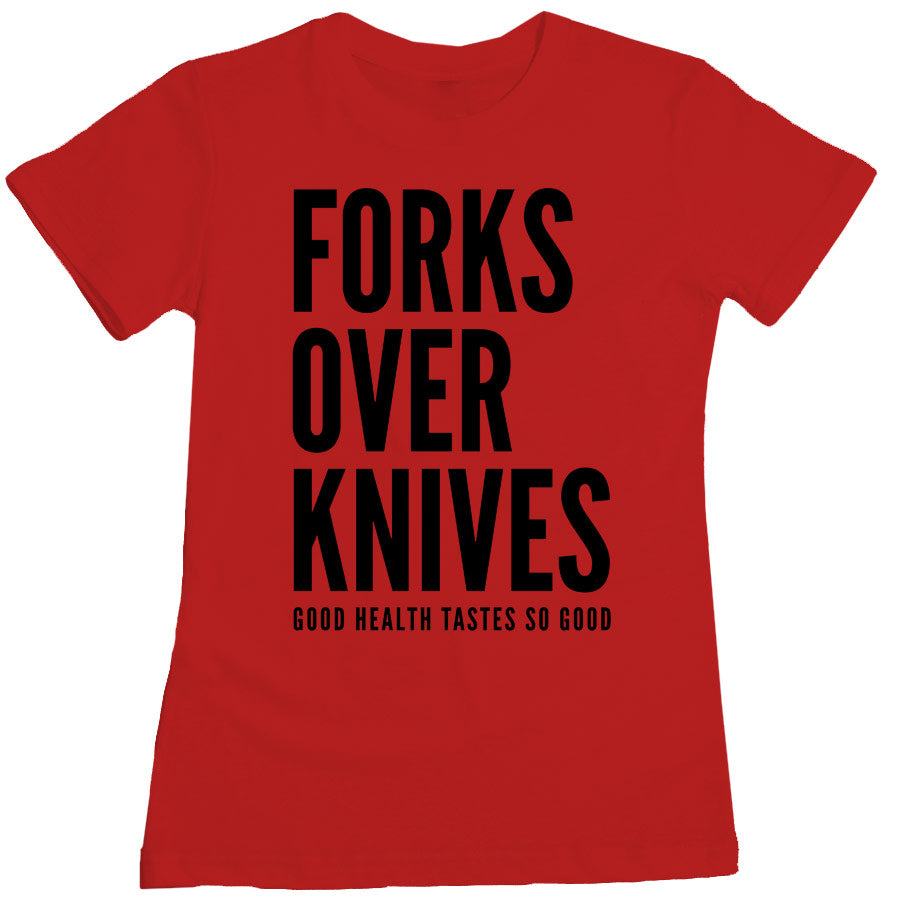 Forks Over Knives - Stack Women's Tee