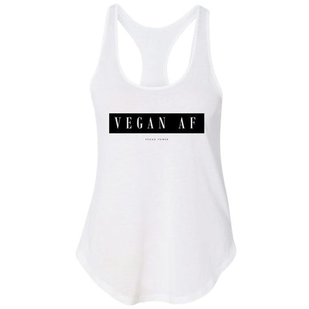 Vegan Power - Vegan AF Premium Racerback